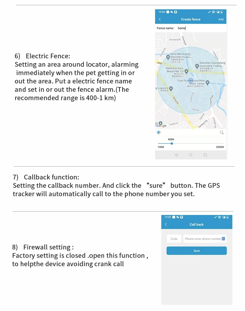 Pet GPS Tracker Usage