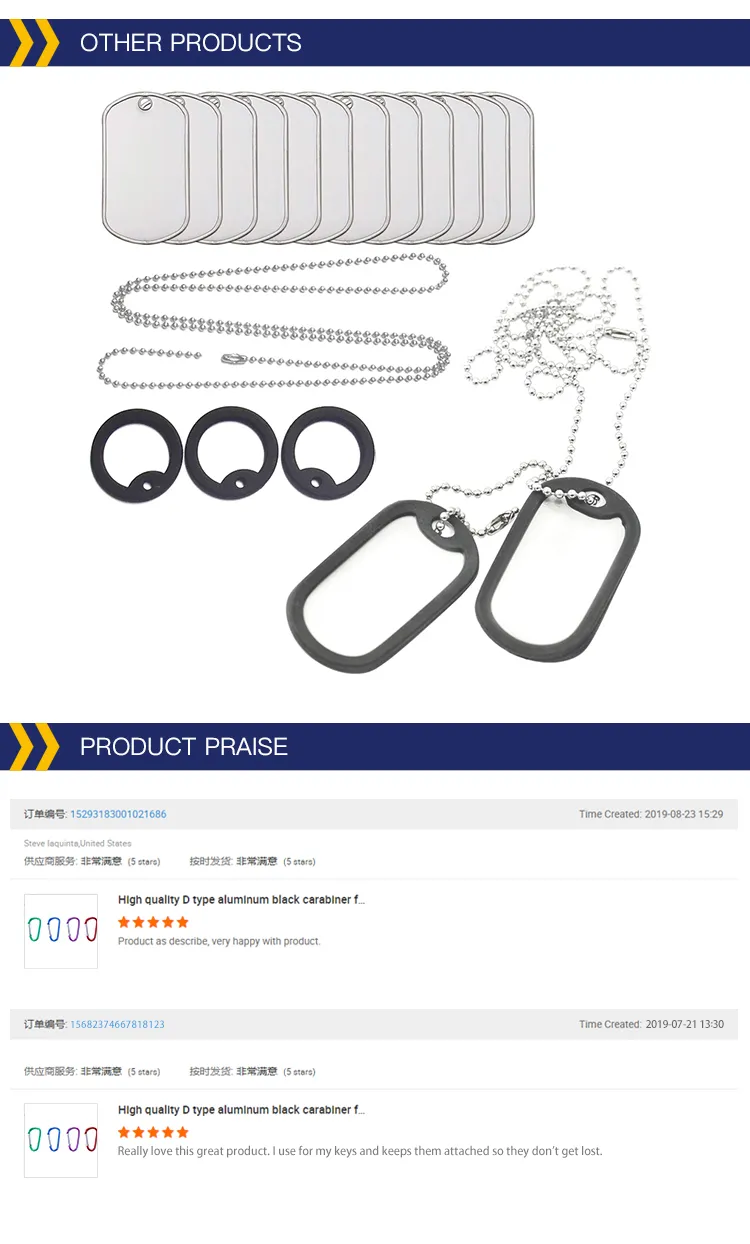 Aluminium Metal ID Tags 8