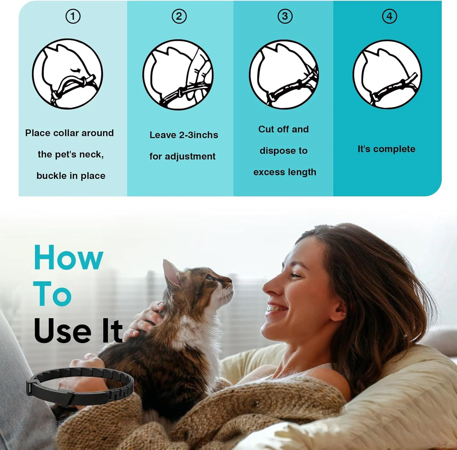 Pet Calming Collar Detail 2