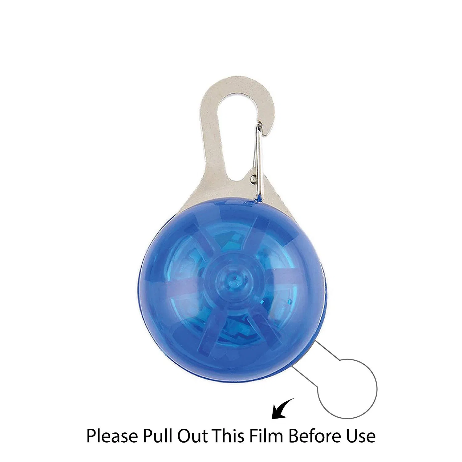 Dog Cat Pet Collar Light Waterproof LED Safety Night Walking Lights Keychain