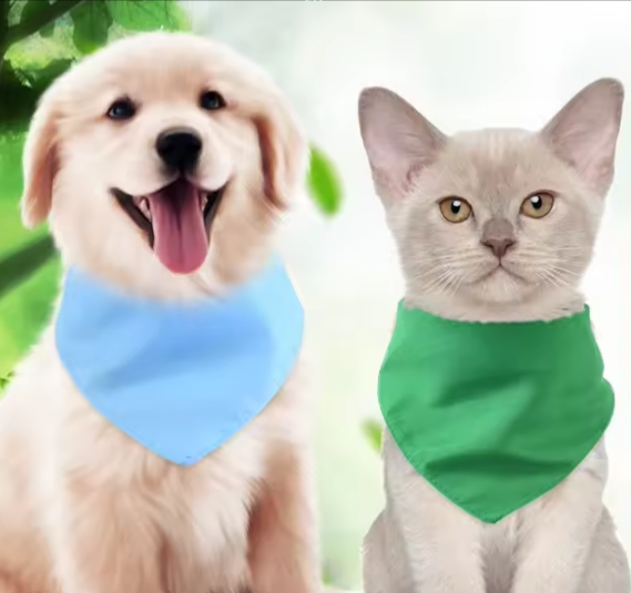 Factory Custom Soft Triangle Pet Bandana for Dogs