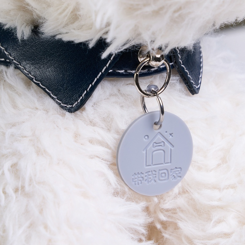 Cat Tags Engraved Silica Gel Cat ID Tag Pet Name Collar Tag 1PCE Customized