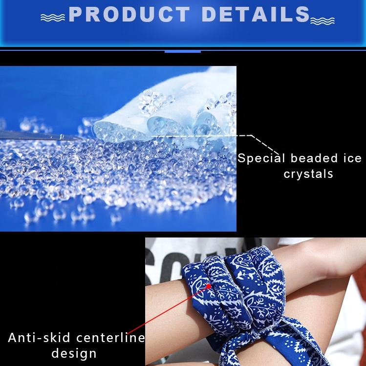 Hot Selling Ice Towel Summer Outdoor Pet Ice Neck Cooling Scarf