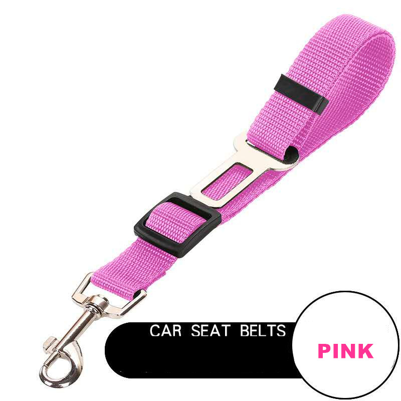Adjustable Pet Seat Belt Harness for Safe Travel