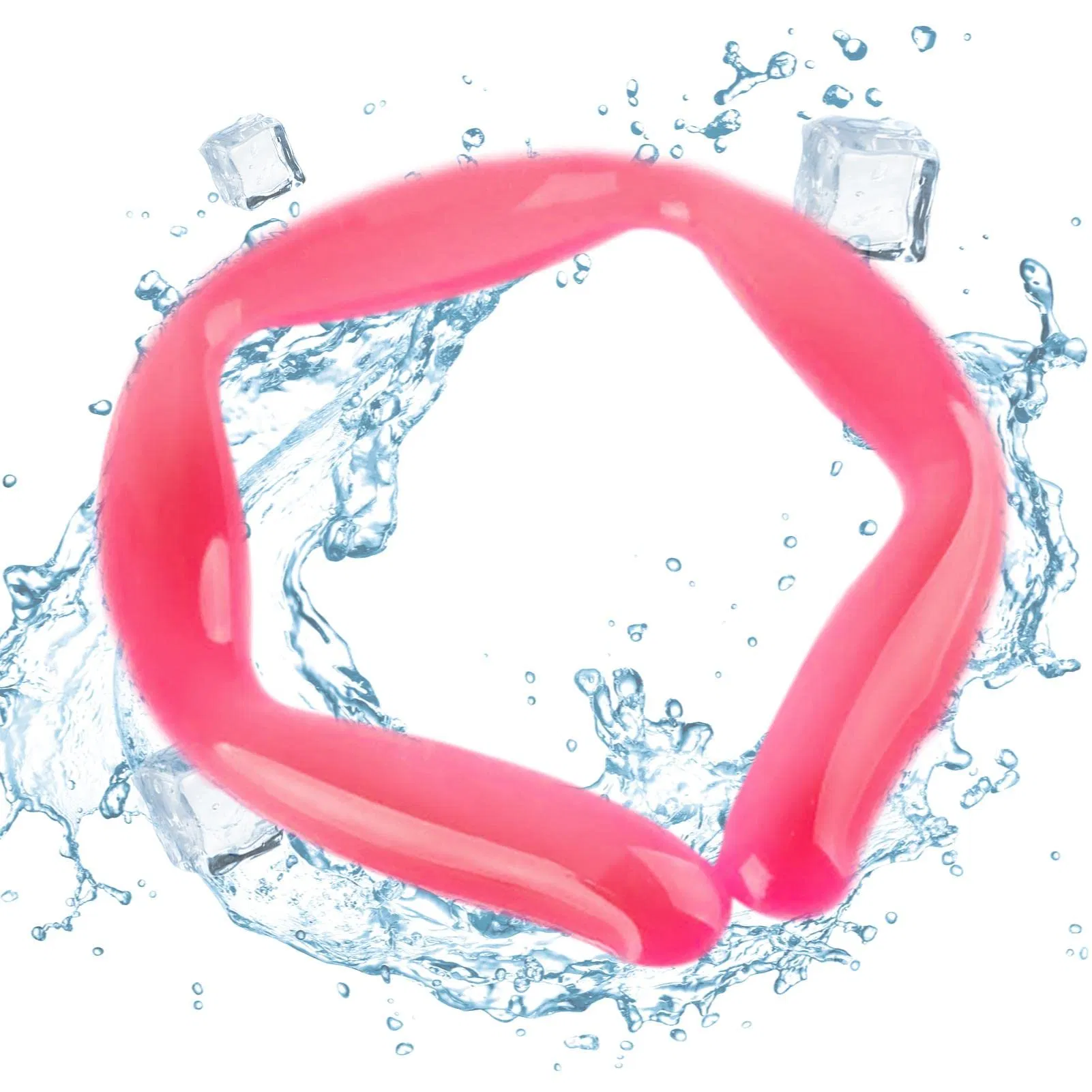 Workout Neck Cooler Tube Long Lasting Cooling Relief Reusable Chilly Scarf