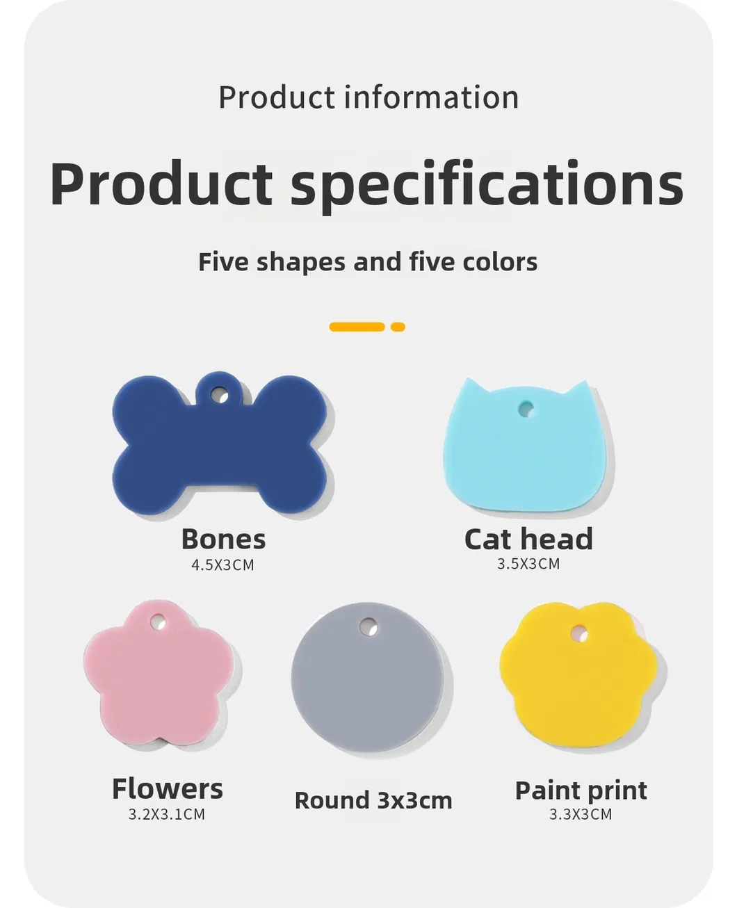 Silica Gel Cat ID Tag