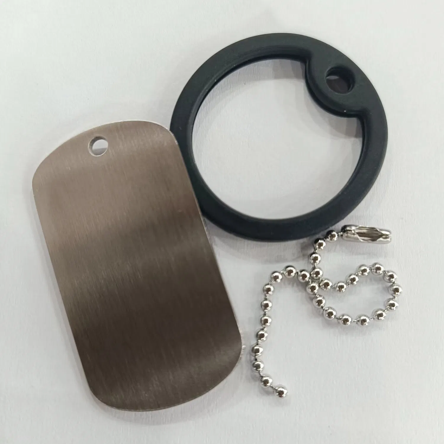 Funny Aluminium Blank Dog Tag Keychain Personalised Pet Identification Tag Dog Name Tags Stainless Steel Dog Tags for Engraving