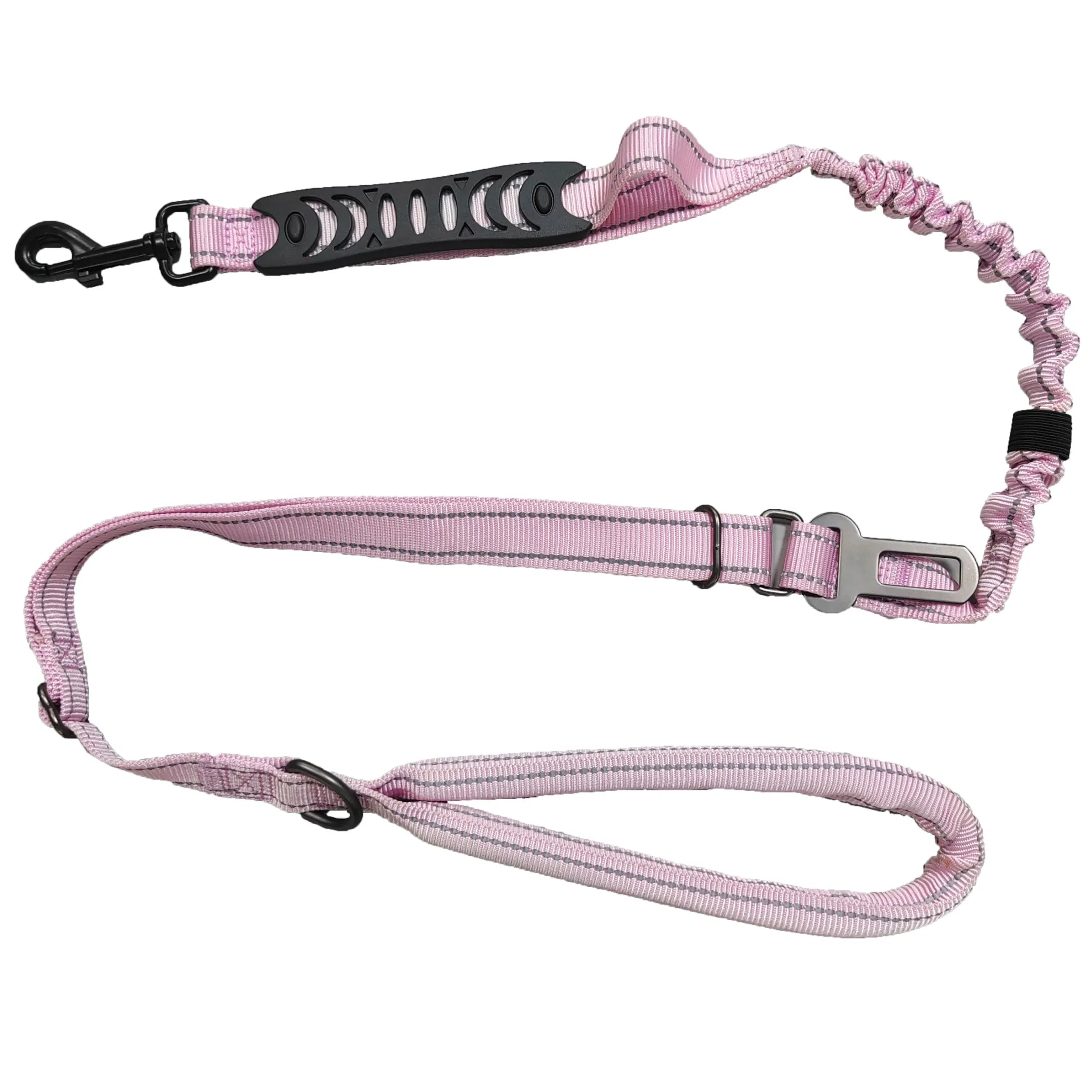 Wholesale Retractable Dog Lead Product Custom Multi-Color Heavy Duty Nylon Webbing Pet Reflective Bungee Cat Dog Training Leash
