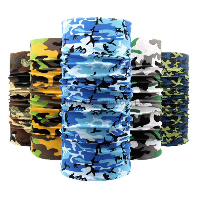 100% Polyester Pantone Color Microfiber Neck Tube Bandanas Buffs Scarf