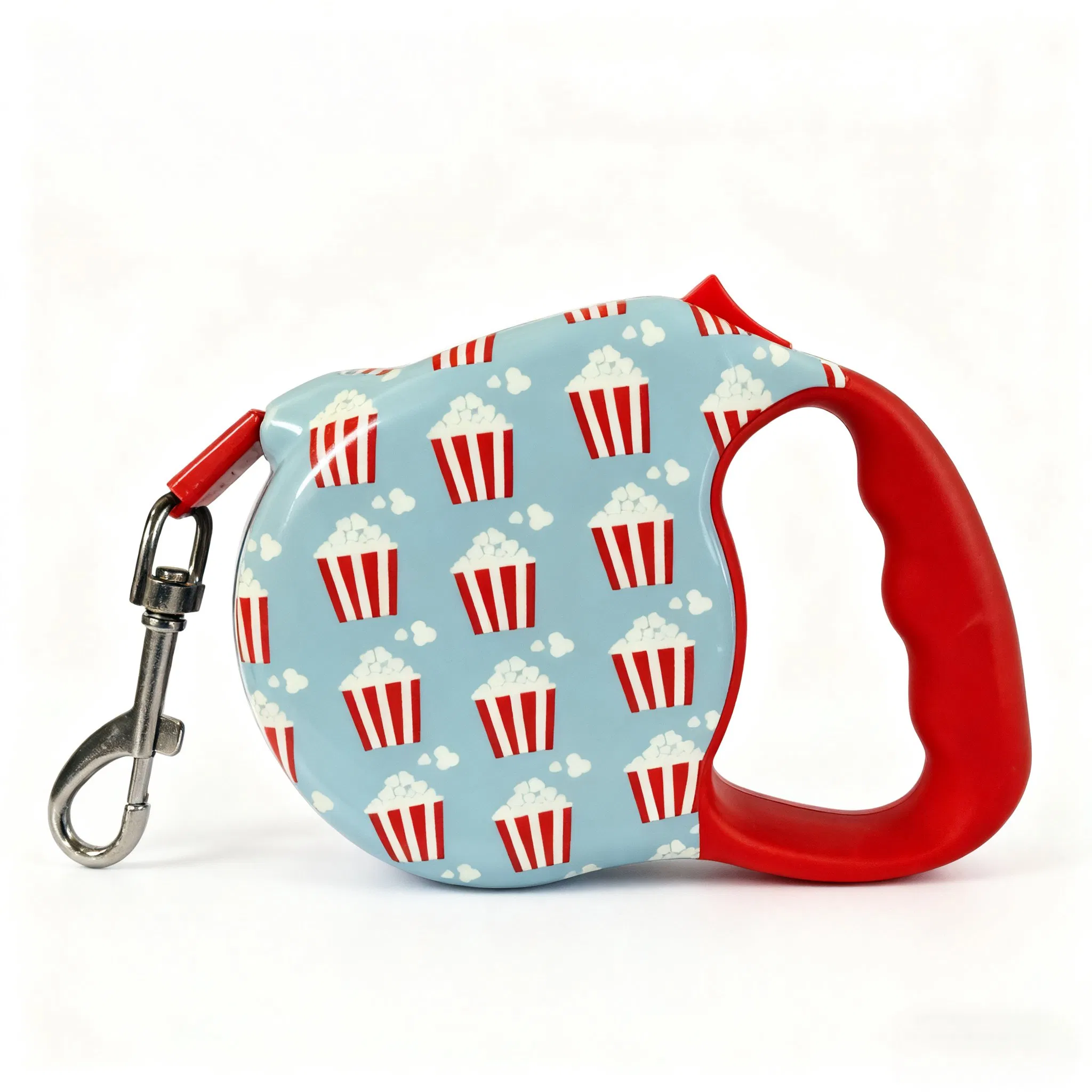 Fun Popcorn-Pattern Automatic Retractable Pet Leash