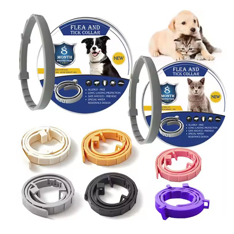 Natural Essential Oil Anti-Flea Mosquitoes Insect Repellent Waterproof Adjustable Pet Collar (CFPTS25001)