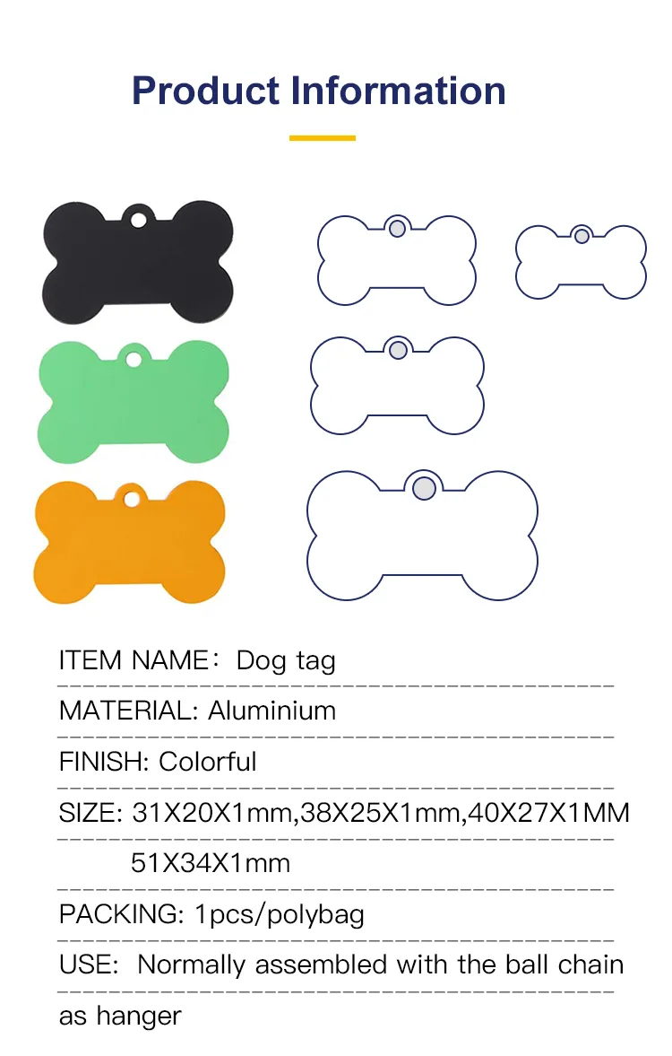 Aluminium Metal ID Tags 4