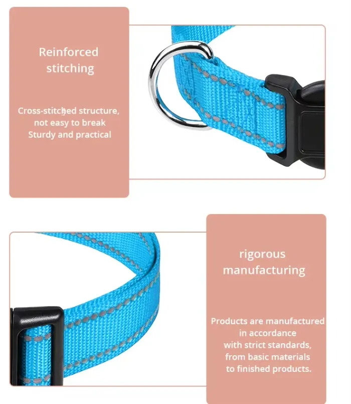 Pet Collar Breathable Nylon