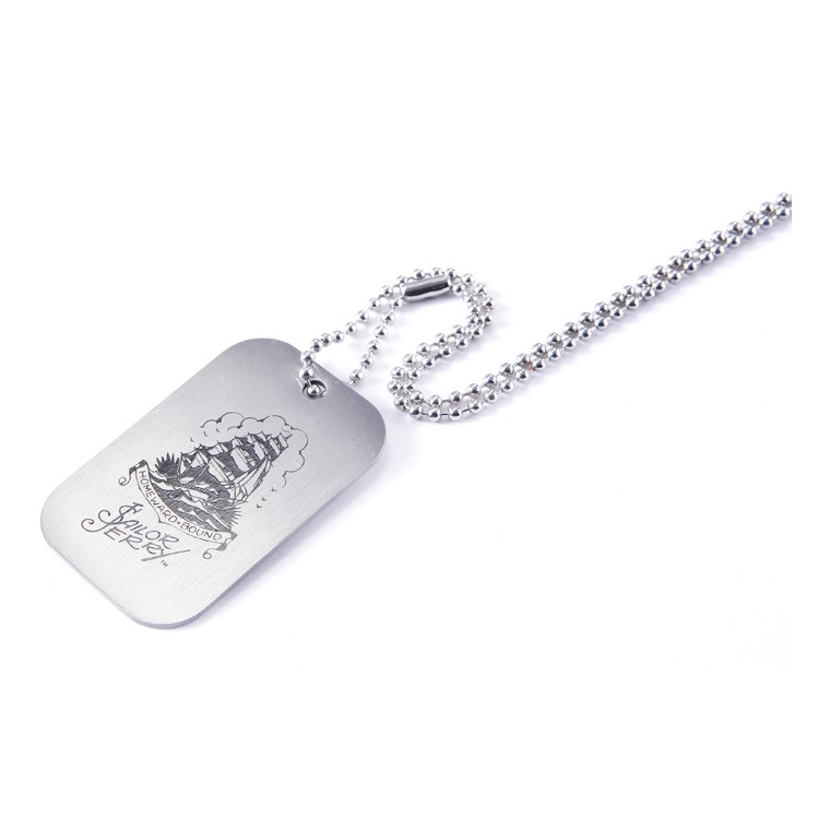 Personalized Stainless Steel Dog Tag – Custom Engraved Pet Name ID Tag for Collars