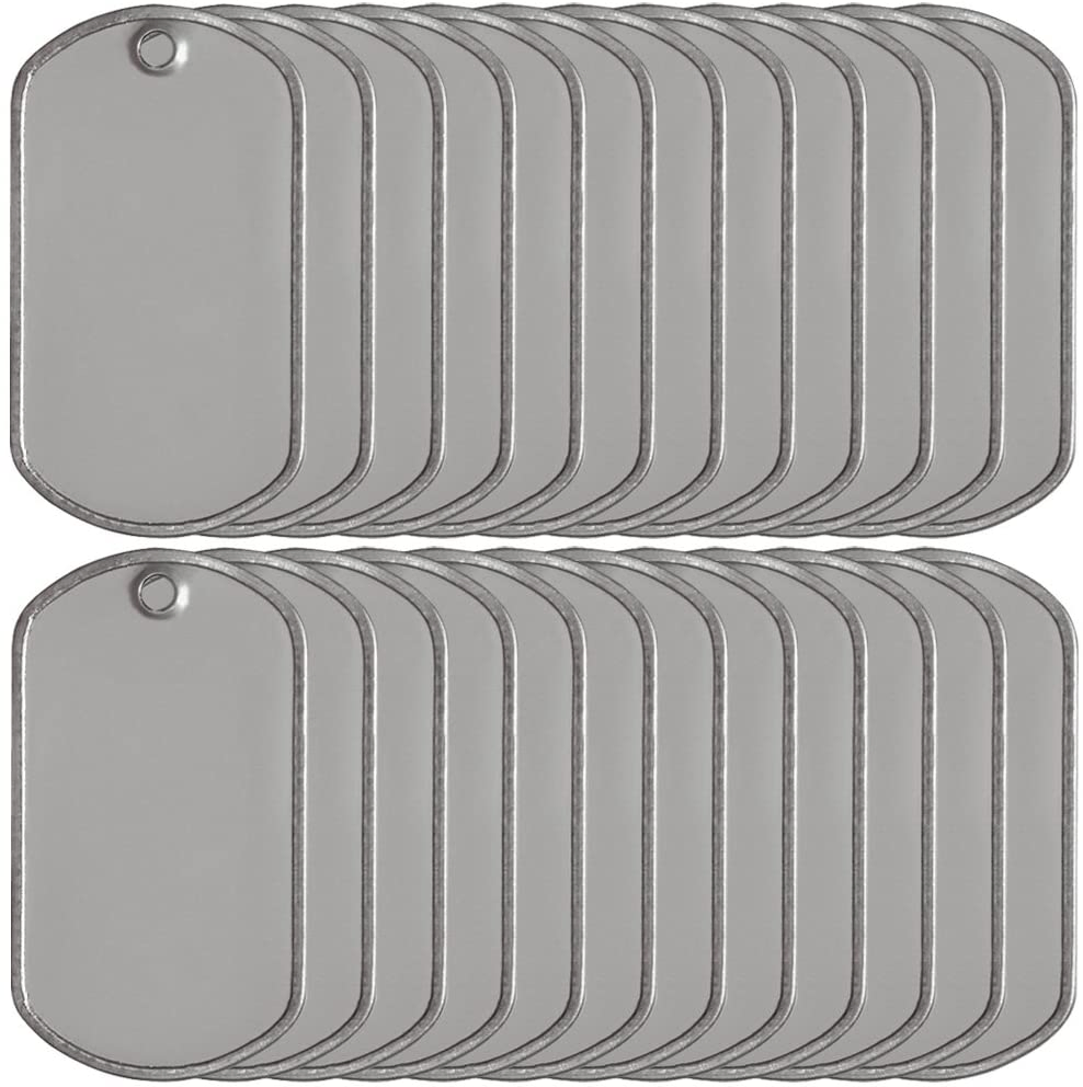 Standard Shape Pet ID Tag Personalized Blank Pendants for Dogs Cats