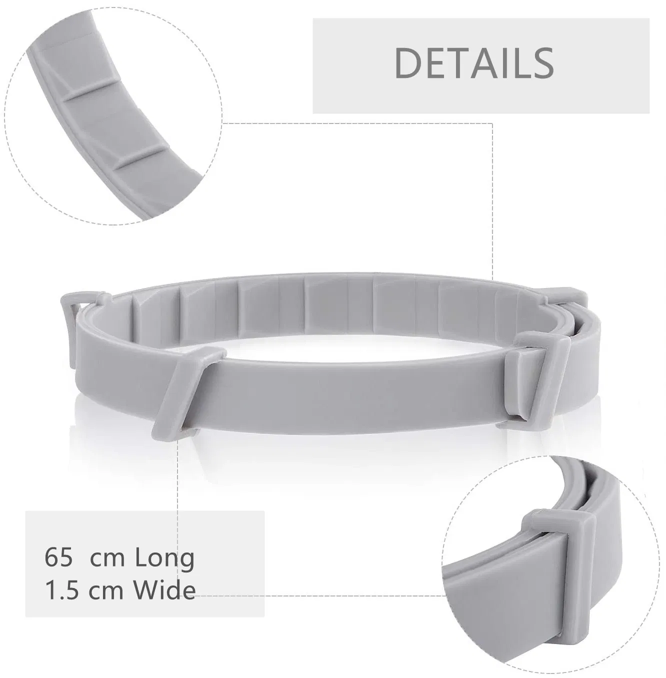 Natural Ajustable Insect Repellent Collar Flea and Tick Prevention Collar for Pets