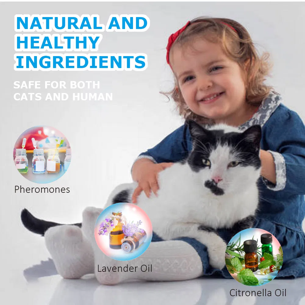Factroy Prices Natural Ingredients Lavender Scent Relaxing Pet Reduce Anxiety Adjustable Pheromone Calming Collar Cats Dogs