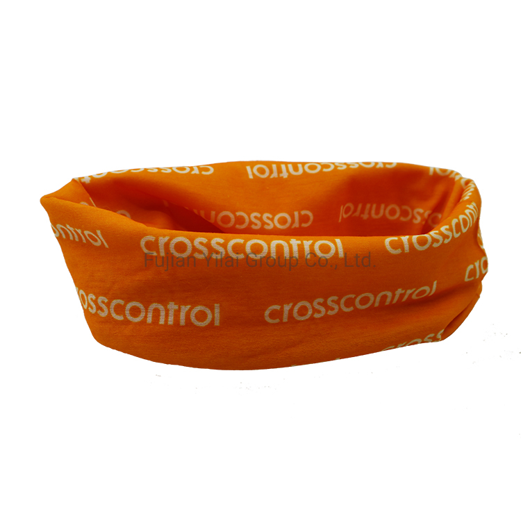 100% Polyester Pantone Color Microfiber Neck Tube Bandanas Buffs Scarf