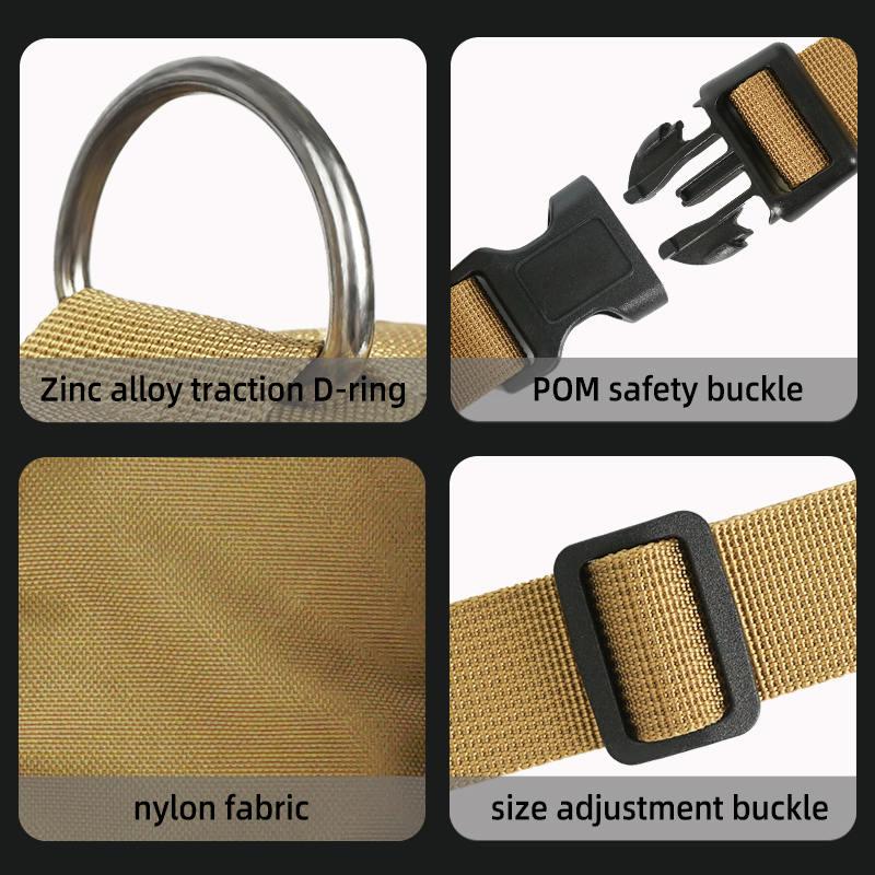 Customized Pet Backpack Harness Wholeasale Dog Vest, No Pull Dog Harness with New Arrival Dual Storage Bag