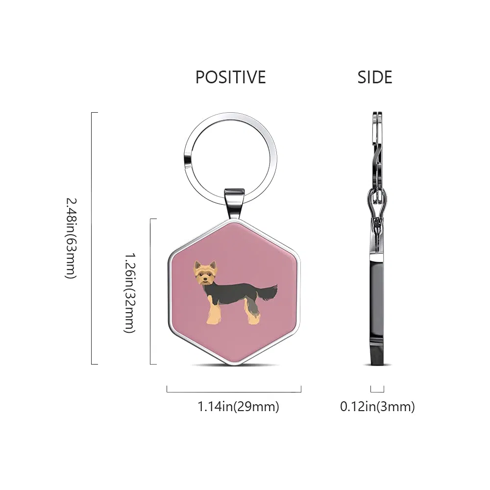 Factory Price Custom Qr Code Pet Tag Metal Stainless Steel Pet Cat Dog Name Tag Personalized Pet ID Tag