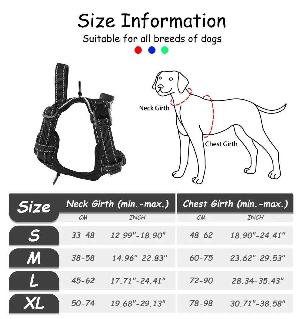 LED Dog Harness Detail 3