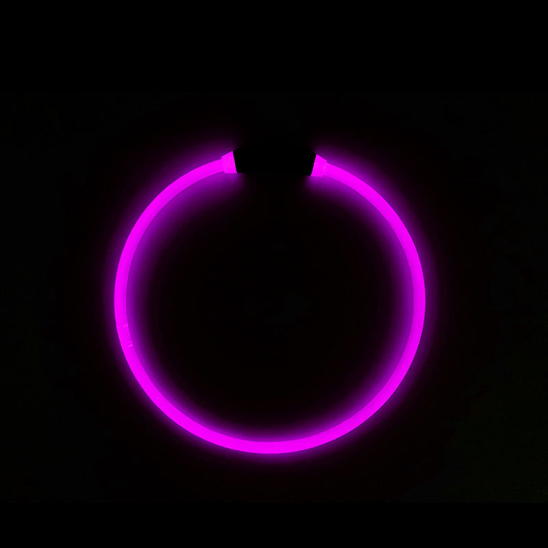 Light up Dog Collars Rechargeable Lights Night Walking Universal Reusable Safety Necklace
