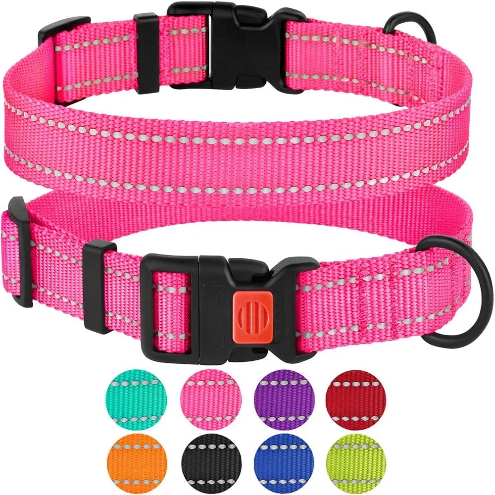 Hanyang Reflective Dog Collar Nylon Pet Collars for All Dogs