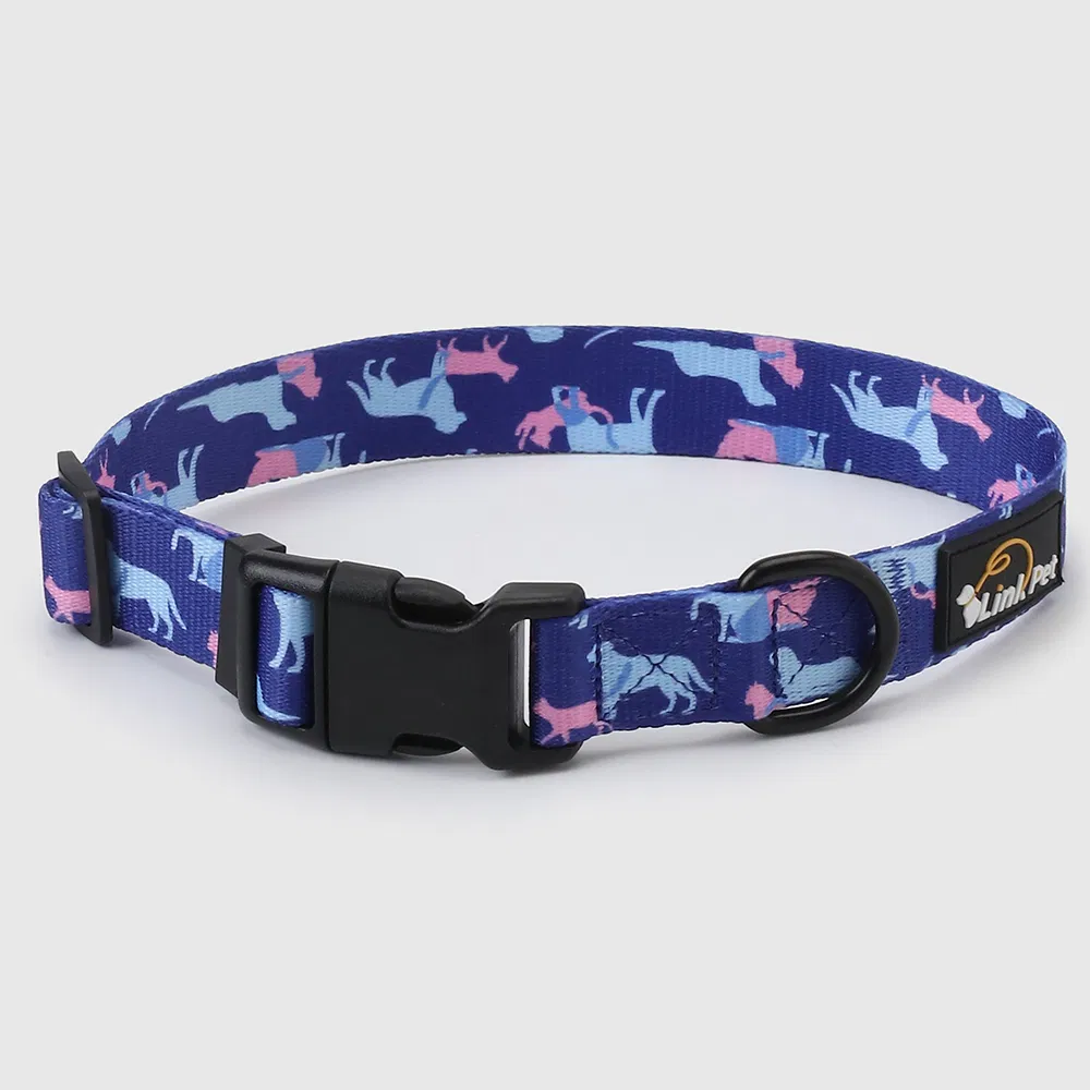 Custom Dog Harness Combine with Collar Bandanas Leash and Poop Bag Holder Designer Pattern Printed Pet Walking Vest Harness Set Luxury Band Pet Harness