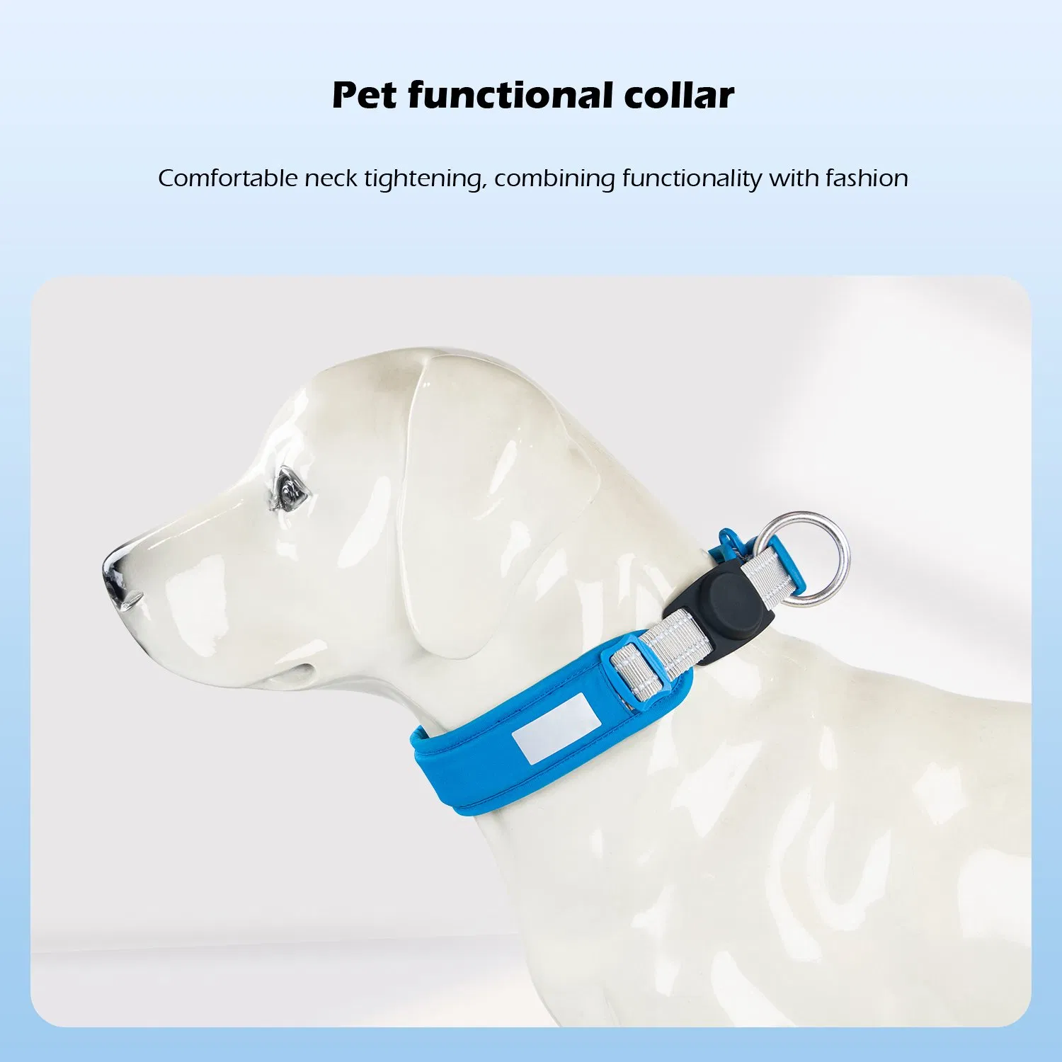 New Style Durable Dog Collars Custom Dog Calming Collar with Quick Release Buckle for Pet Dogs Outdoors
