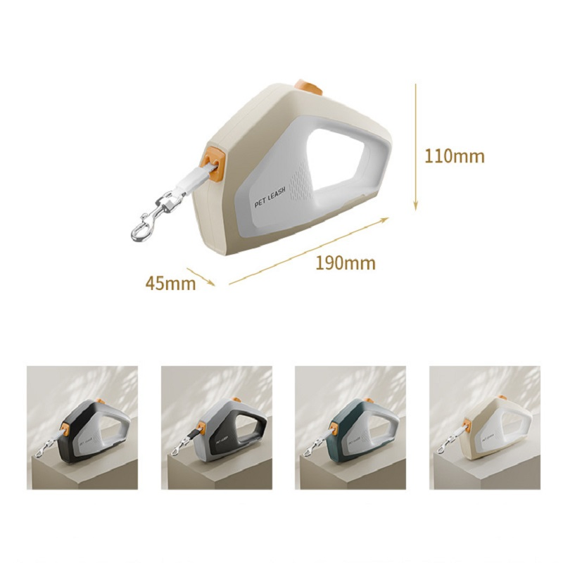 Pet Product Retractable Leash for Summer with Heat Resistant and Breathable Materials