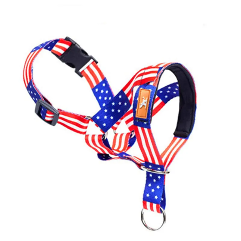 Flag Printing Pet Leash, Woven Dog Lead, Dog Rope, Cat Leash, Silk Screen Dog Leash, Polyester Dog Leash, Promotion Dog Leash