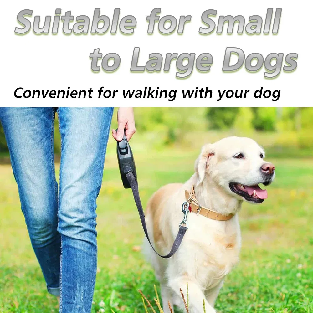 LED Light Automatic Retractable Pet Rope Wholesale Retractable Dog Leash