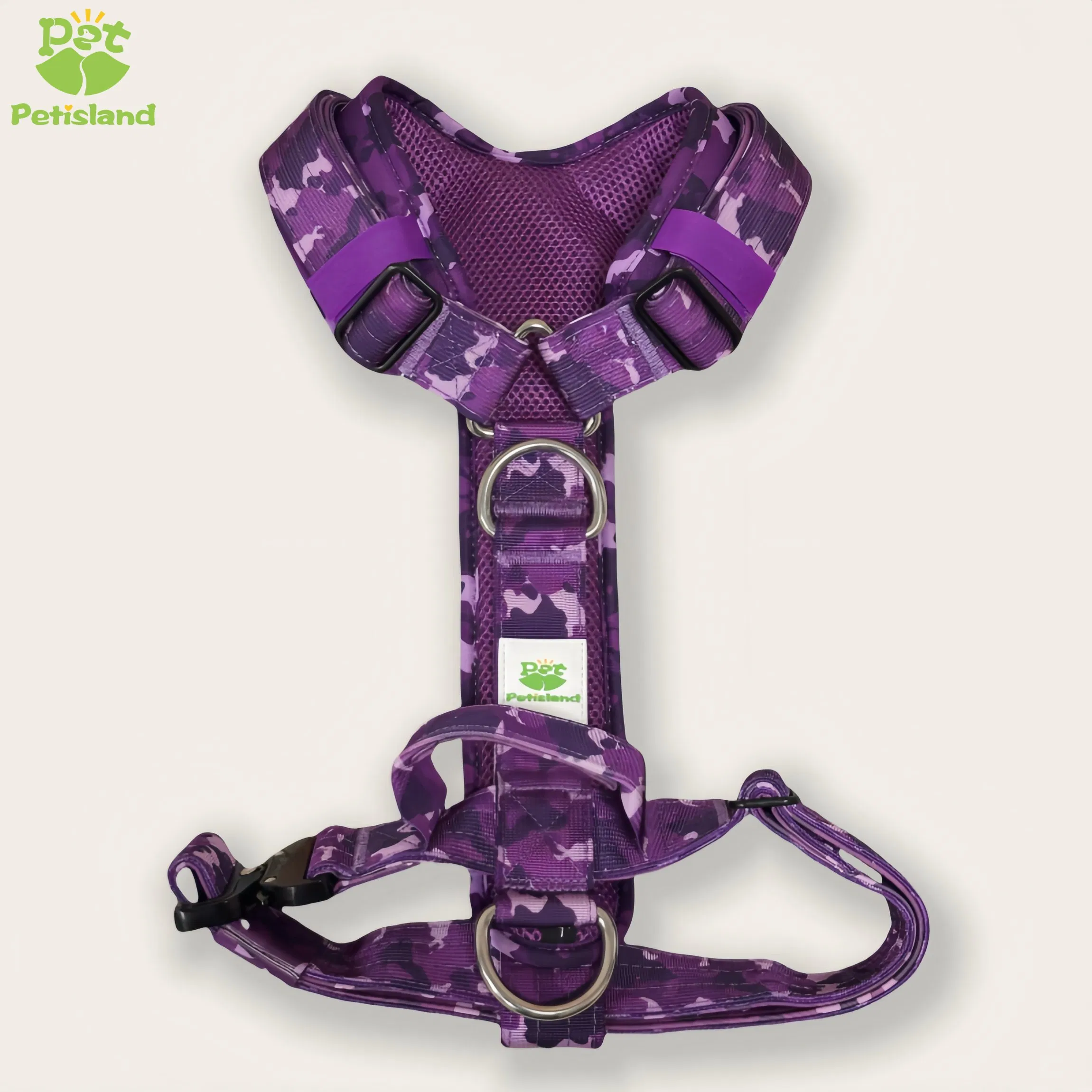 Upgraded Dog Harness with Detachable Padding Adjustable H-Shape Pet Harness for Training Walking Durable and Comfortable Design