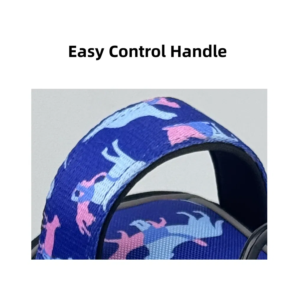 Custom Pattern Printed Pet Harness Vest with Easy Control Handle Breathable Mesh Inner Waterproof Harness in Bulk Order Personalized Dog Harness