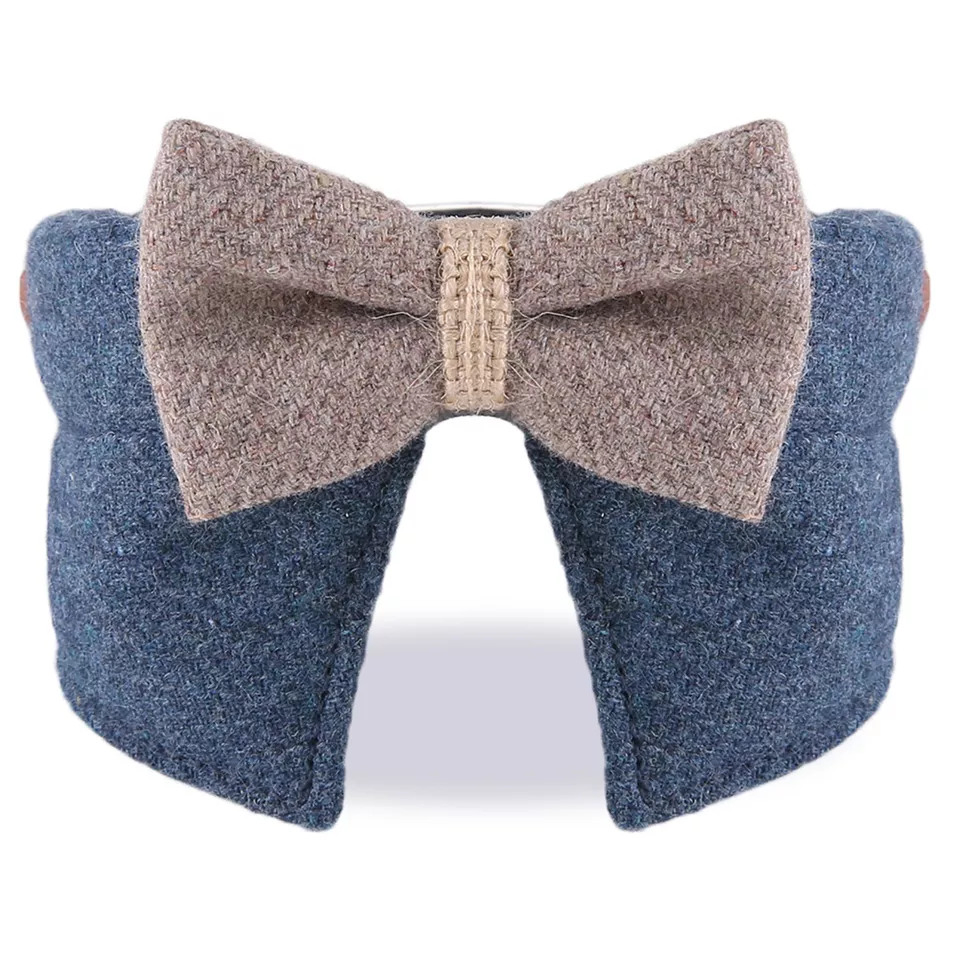 Fleece Pet Bow Tie with 3 Colors Option and Small MOQ
