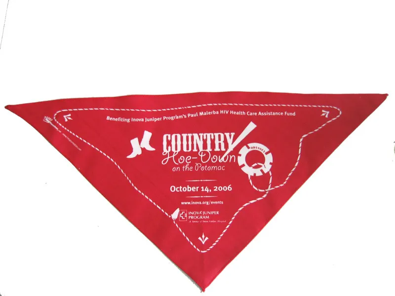 Custom Polyester Triangle Pet Bandana