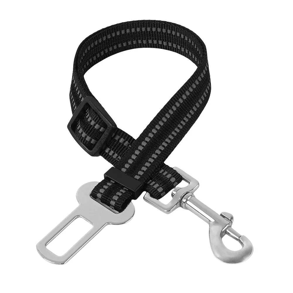 OEM ODM Dog Seat Belt in Car Adjustable Dog Seat Belt for Vehicle Nylon Pet Safety Seat Belts