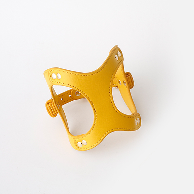 Factory Custom Wholesale Luxury Leather Pet Chest Leash Dog Harness Walking Cat Leash Cat Harness Small and Medium-Sized Dogs for Outside Walk