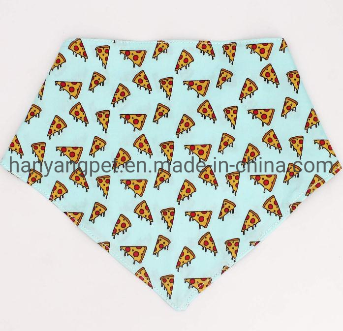 Hanyang OEM Pet Accessories Pet Product Custom Sublimation Polyester Pattern Pet Dog Bandana