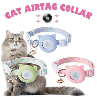 Apple Air Tag Cat Collar - GPS Cat Collar Manufacturer