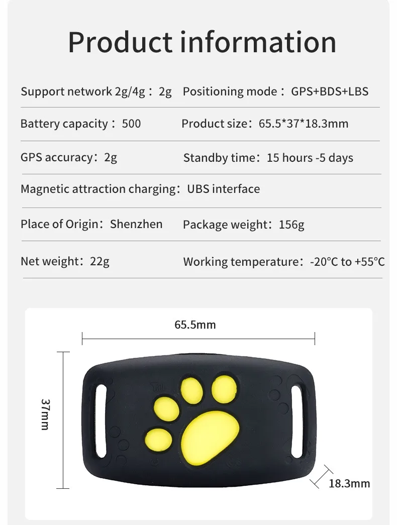 Pet GPS Tracker App Interface