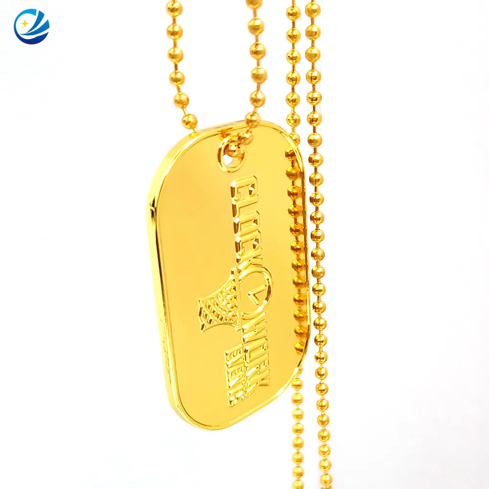 Professional Custom Old Tactical Metal Dog Tag Engraved Name Pet ID Tag