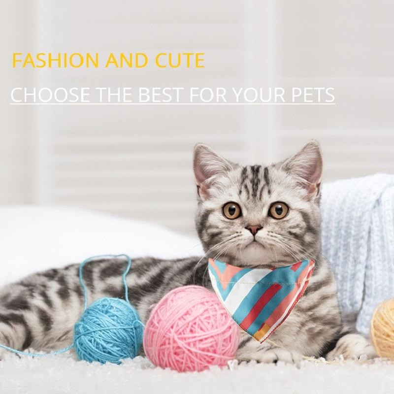 Hot Sale Wholesale Manufacturer OEM Detachable Multiple Colorful Print Pet Dog Bandana Scarf Bib Dog