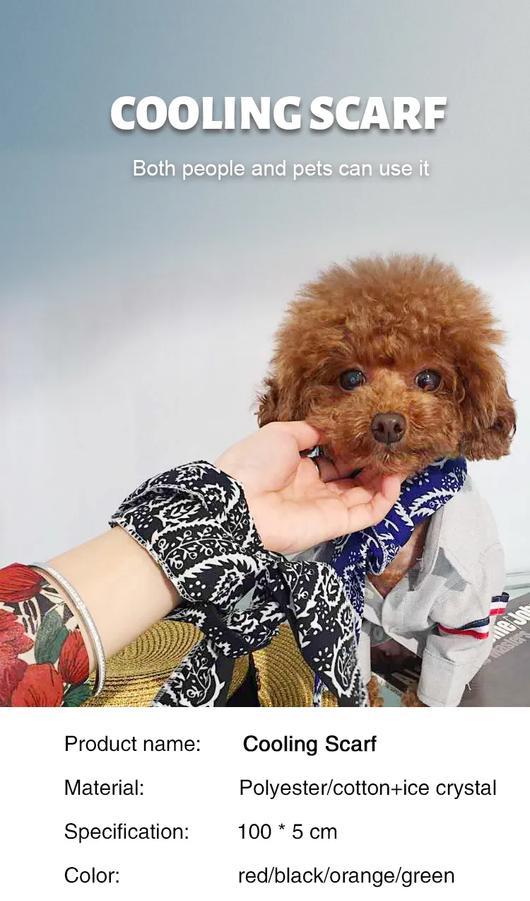 Cooling Neck Band Ice Silk Scarf