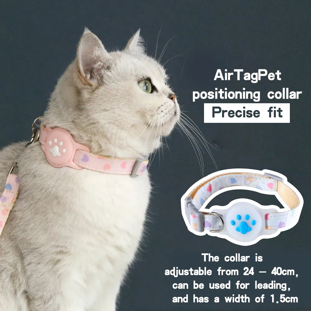 Airtag Pet Collar Leash Set - Detail