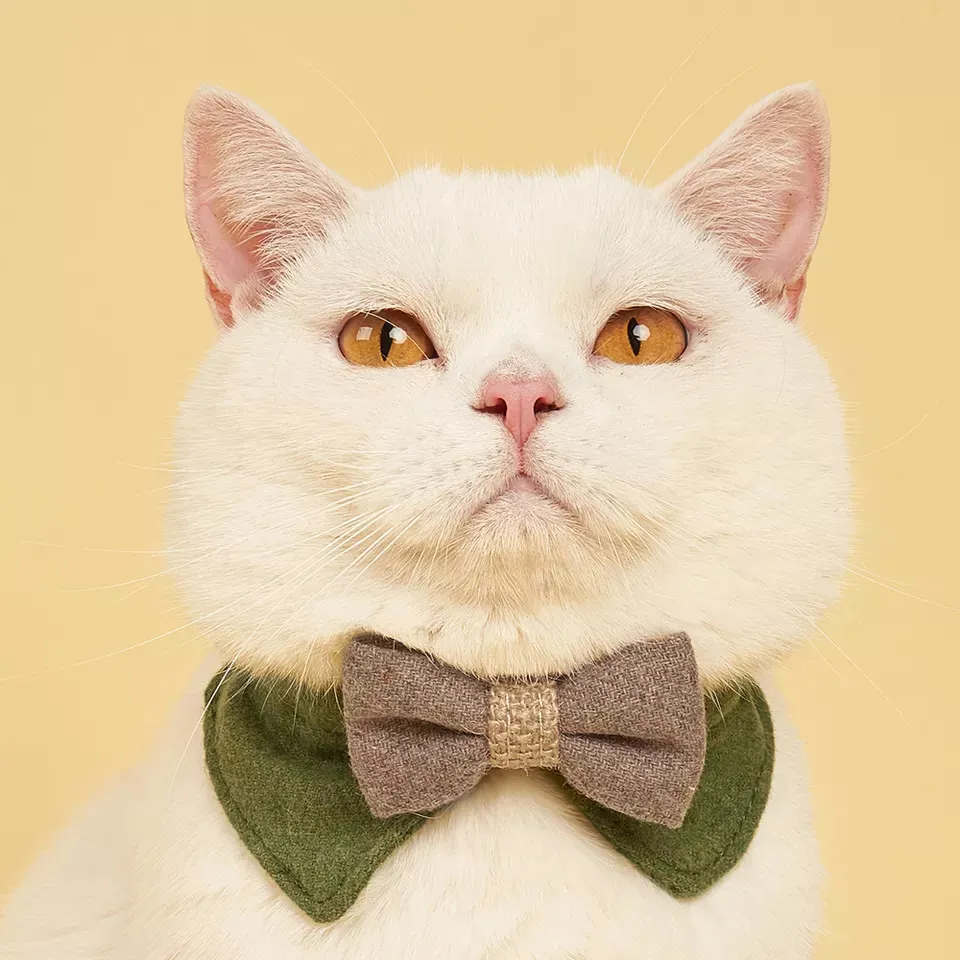 Fleece Pet Bow Tie View 2