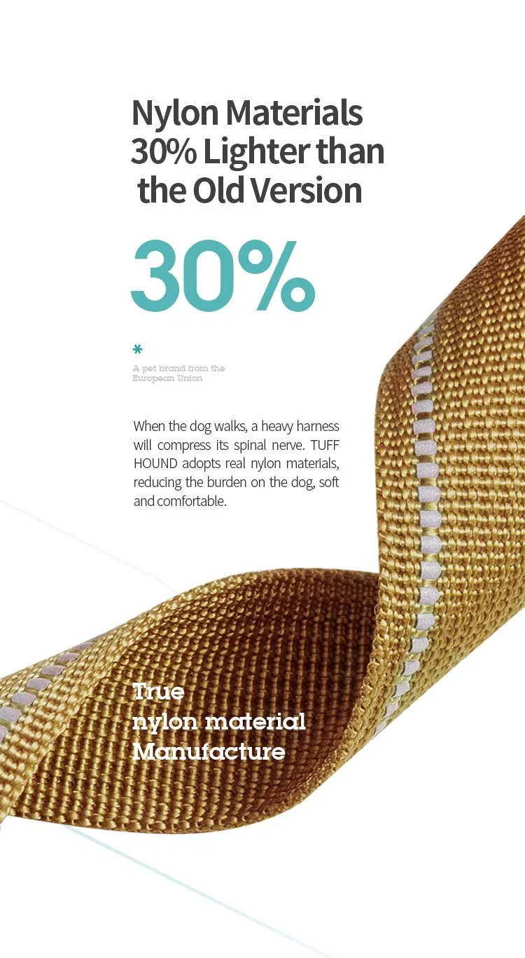 China Wholesale Factory Custom Logo Retractable Reflecttive Pet Dog Training Leads Premium Rope Collar Polyester/Nylon Hook Dog Leash