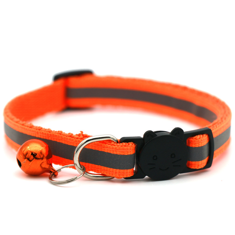 Safety Elastic Adjustable Pet Reflective Collar Cat Collar Neck Ring