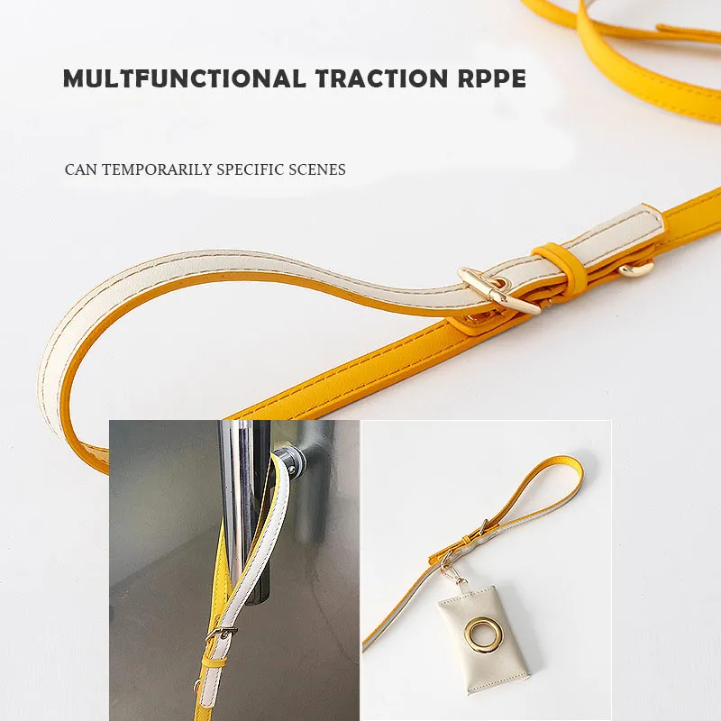 Luxury Leather Pet Harness Detail