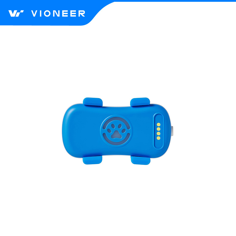 Vioneer Hot Sales Small Anti-Lost Waterproof 4G Pet Collar GPS Tracker for Dogs Cats